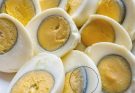SB. Why does a green ring appear around hard-boiled eggs?